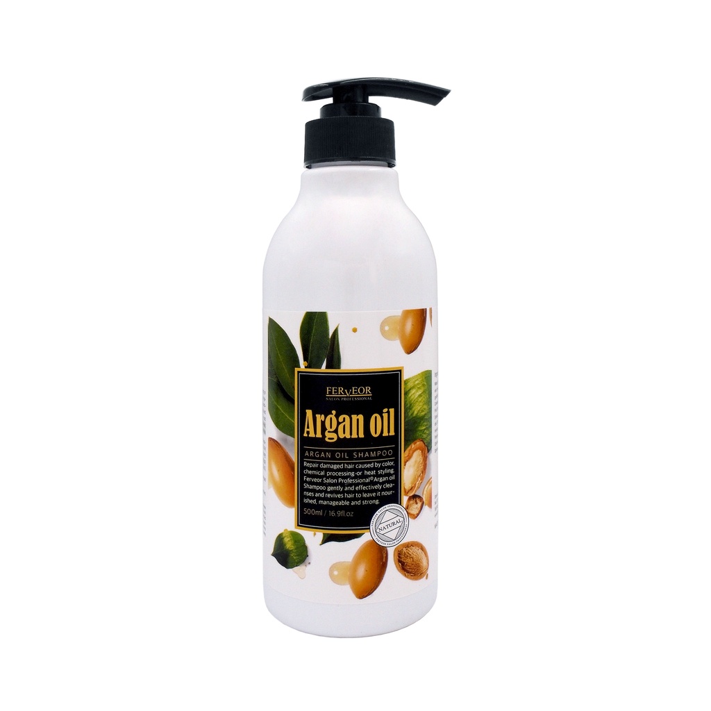 Ferveor Shampoo/Conditioner 500ml/1000ml - Argan Oil Shampoo / 500ml